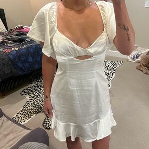 Hello Molly White Mini Dress